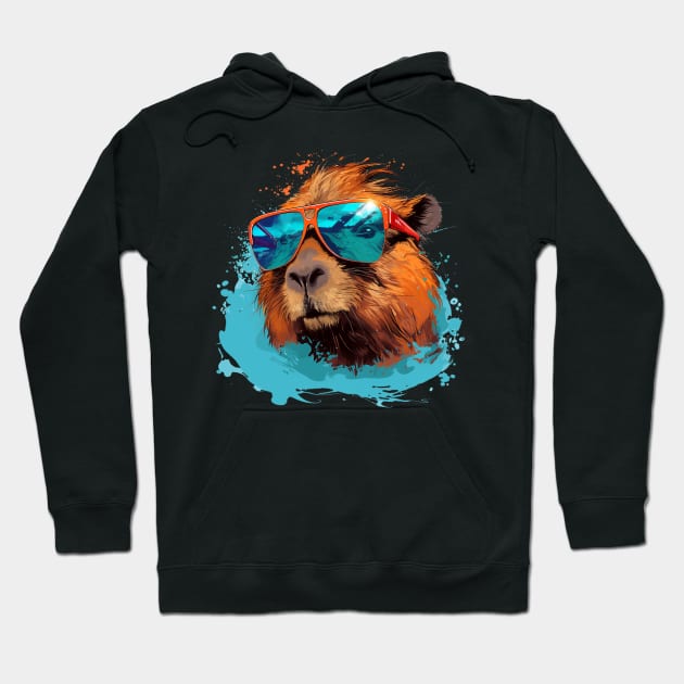 capybara Hoodie by piratesnow